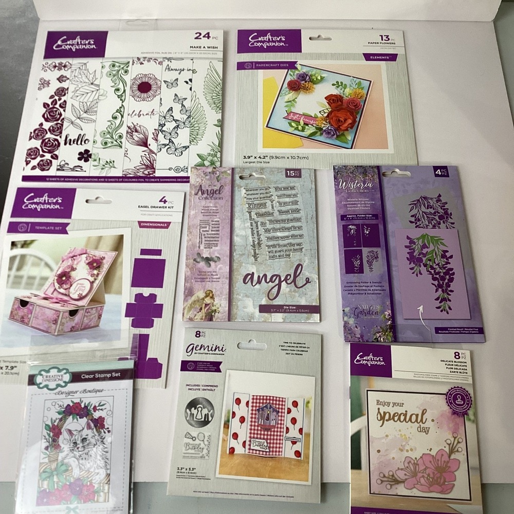 Crafters Companion CreativeExpressions Gemini Angel Collection Papercraft